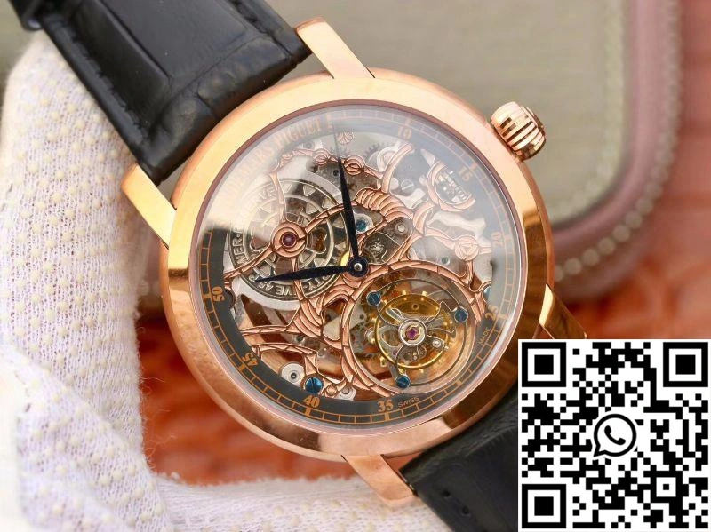 Audemars Piguet Jules Audemars Tourbillon 26357PT.ZZ.D028CR.01 18K Rose Gold Skeleton Dial