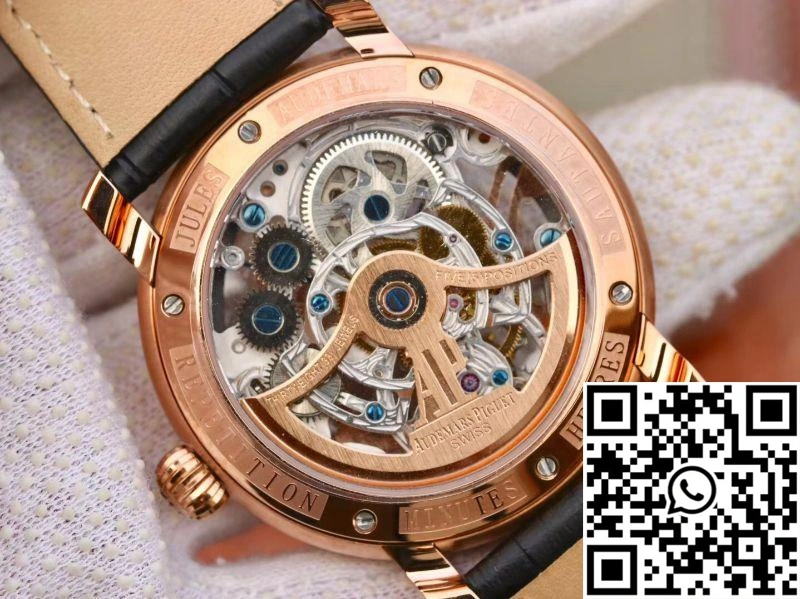 Audemars Piguet Jules Audemars Tourbillon 26357PT.ZZ.D028CR.01 18K Rose Gold Skeleton Dial