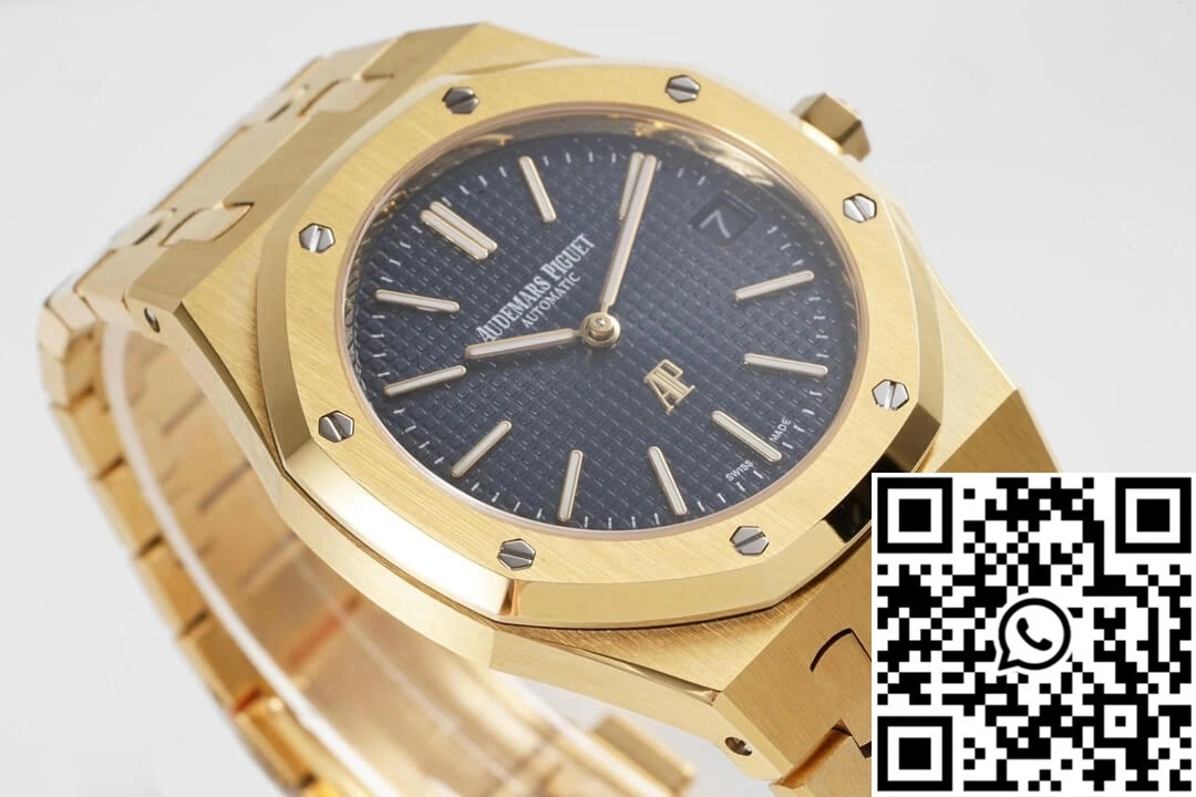 Audemars Piguet Royal Oak 15202BA.OO.1240BA.01 KZ Factory Yellow Gold Blue Dial