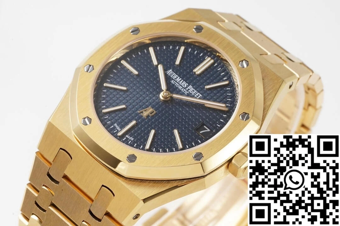 Audemars Piguet Royal Oak 15202BA.OO.1240BA.01 KZ Factory Yellow Gold Blue Dial