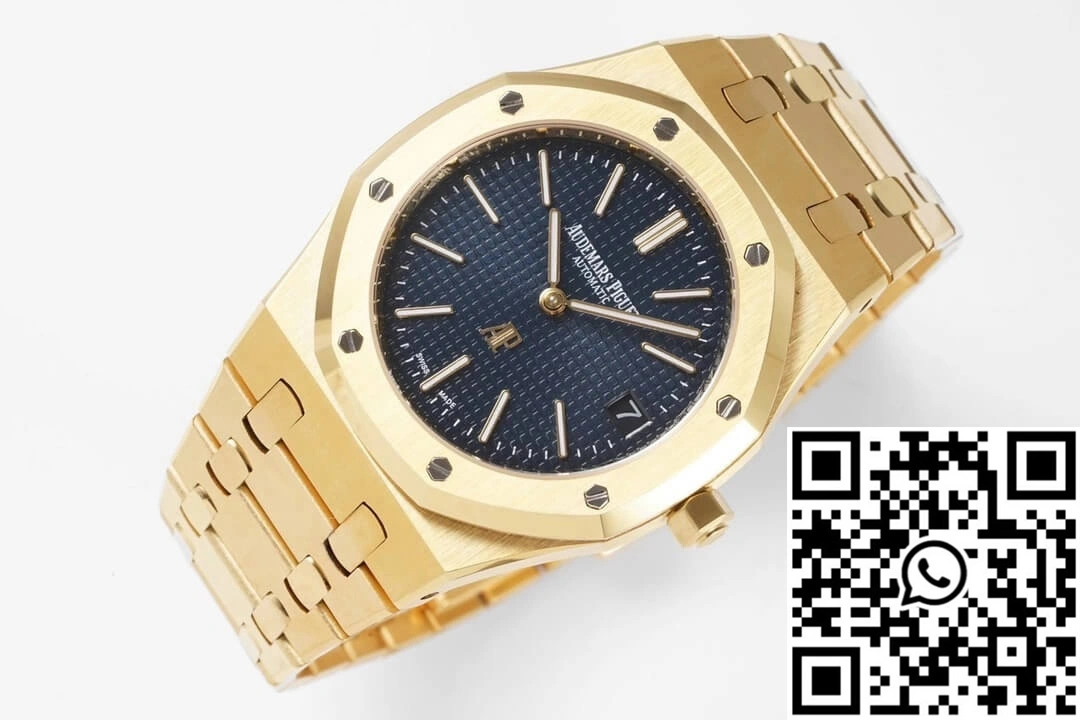 Audemars Piguet Royal Oak 15202BA.OO.1240BA.01 KZ Factory Yellow Gold Blue Dial