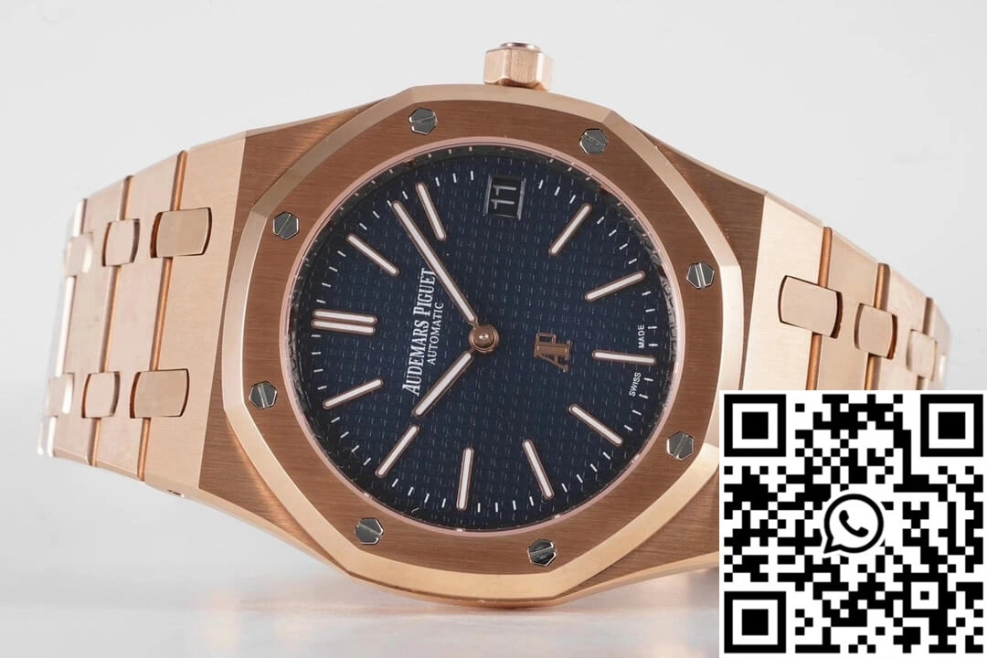 Audemars Piguet Royal Oak 15202OR.OO.1240OR.01 KZ Factory Rose Gold Blue Dial