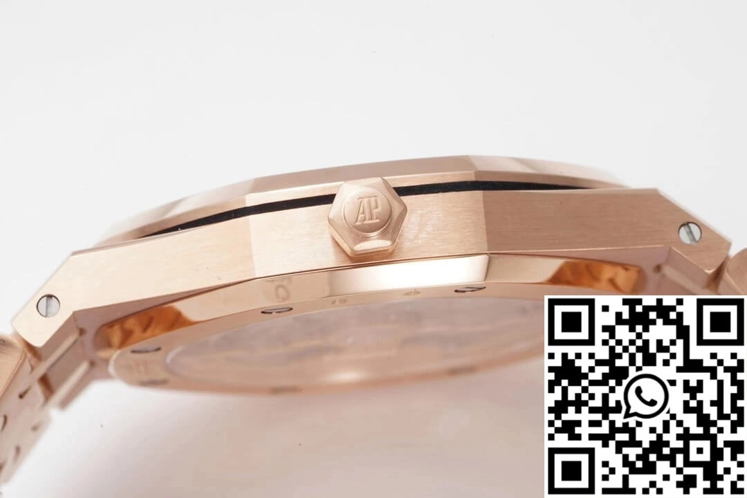 Audemars Piguet Royal Oak 15202OR.OO.1240OR.01 KZ Factory Rose Gold Blue Dial