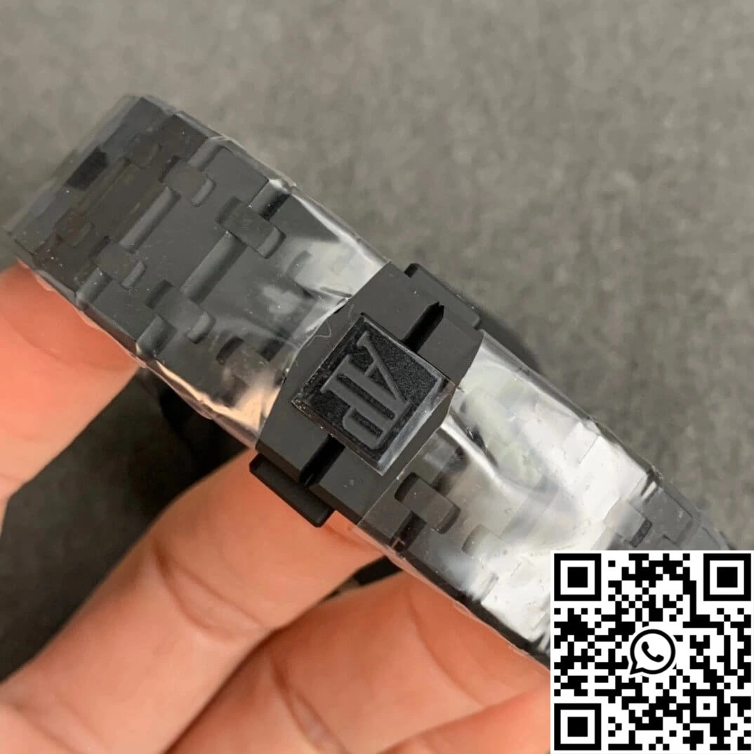 Audemars Piguet Royal Oak 15400 DLC Version ZF Factory Frosted Black Dial