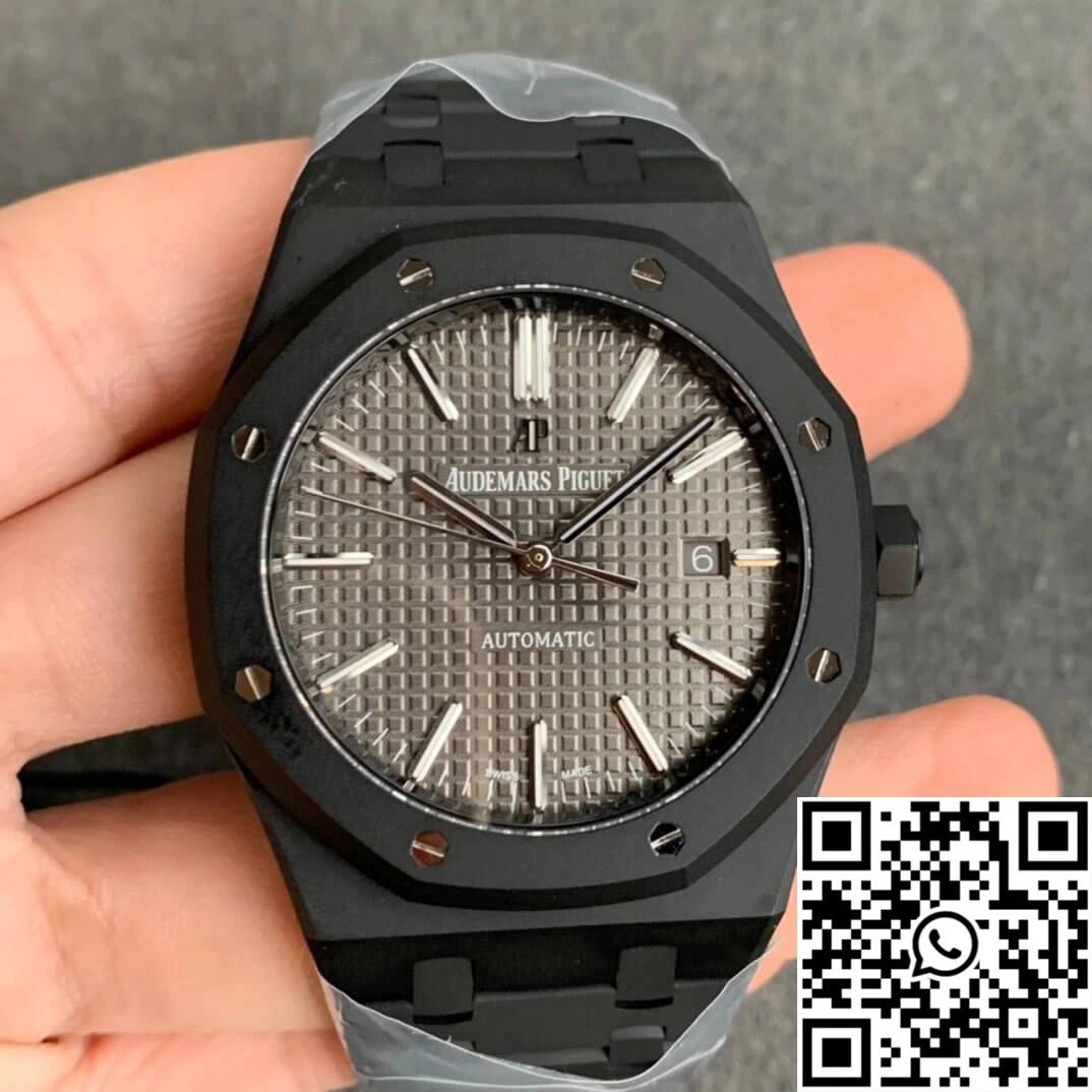 Audemars Piguet Royal Oak 15400 DLC Version ZF Factory Frosted Grey Dial