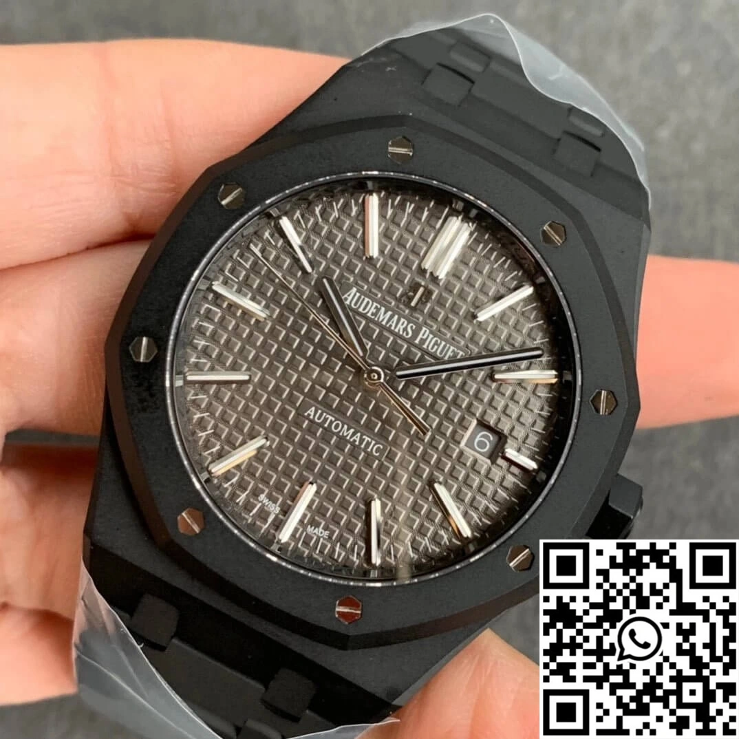 Audemars Piguet Royal Oak 15400 DLC Version ZF Factory Frosted Grey Dial