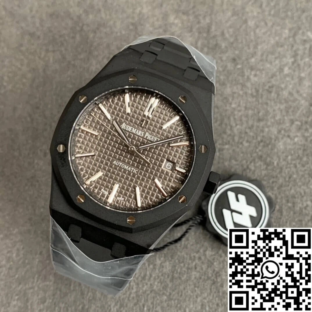 Audemars Piguet Royal Oak 15400 DLC Version ZF Factory Frosted Grey Dial