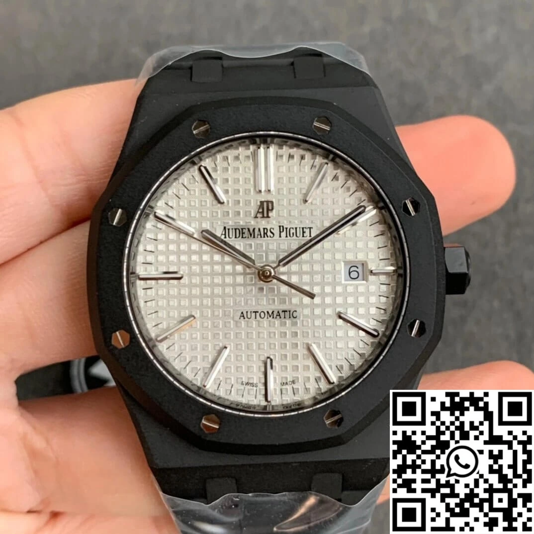 Audemars Piguet Royal Oak 15400 DLC Version ZF Factory White Dial