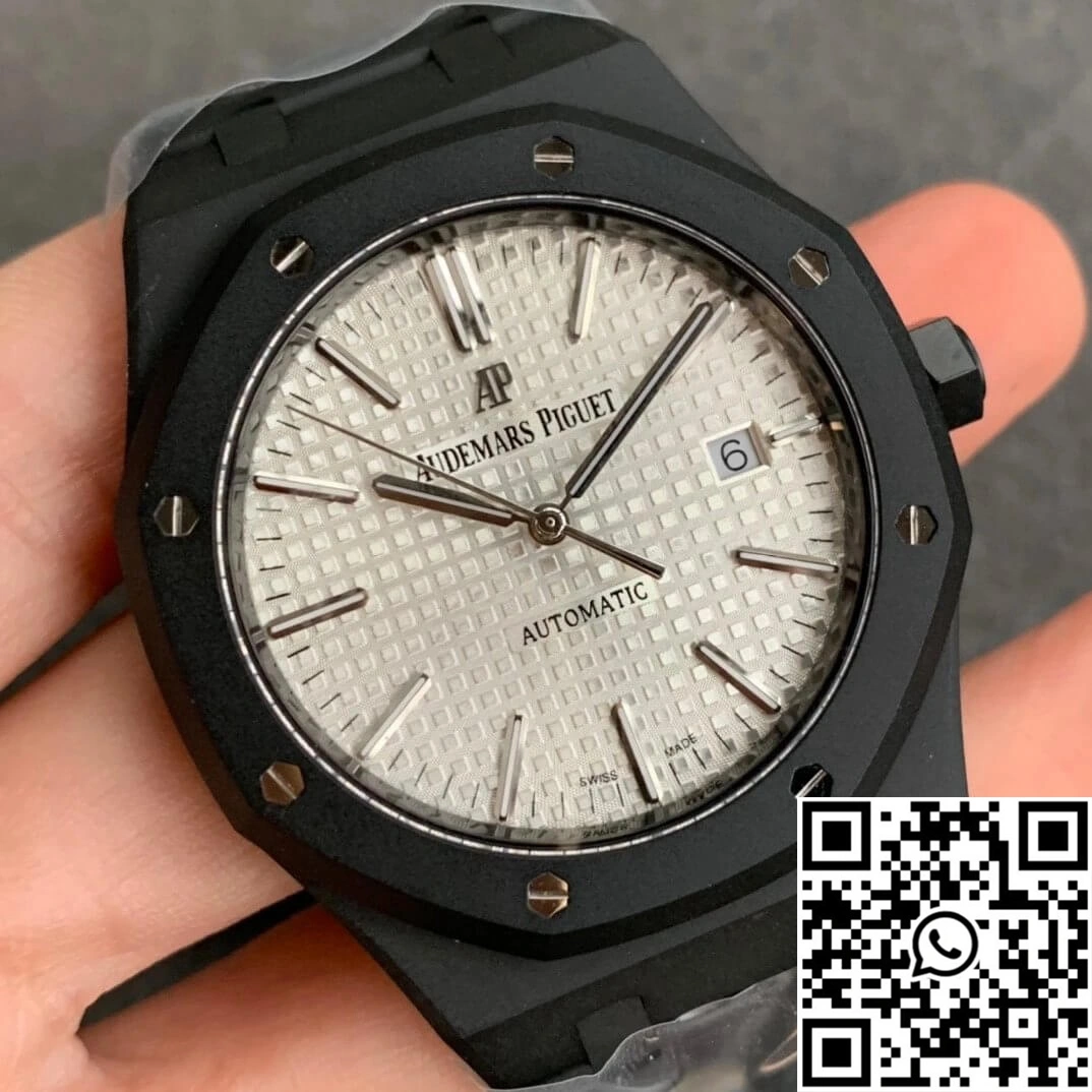 Audemars Piguet Royal Oak 15400 DLC Version ZF Factory White Dial