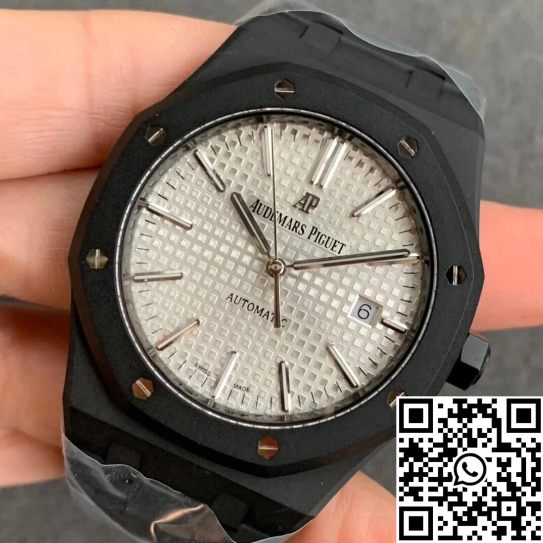 Audemars Piguet Royal Oak 15400 DLC Version ZF Factory White Dial