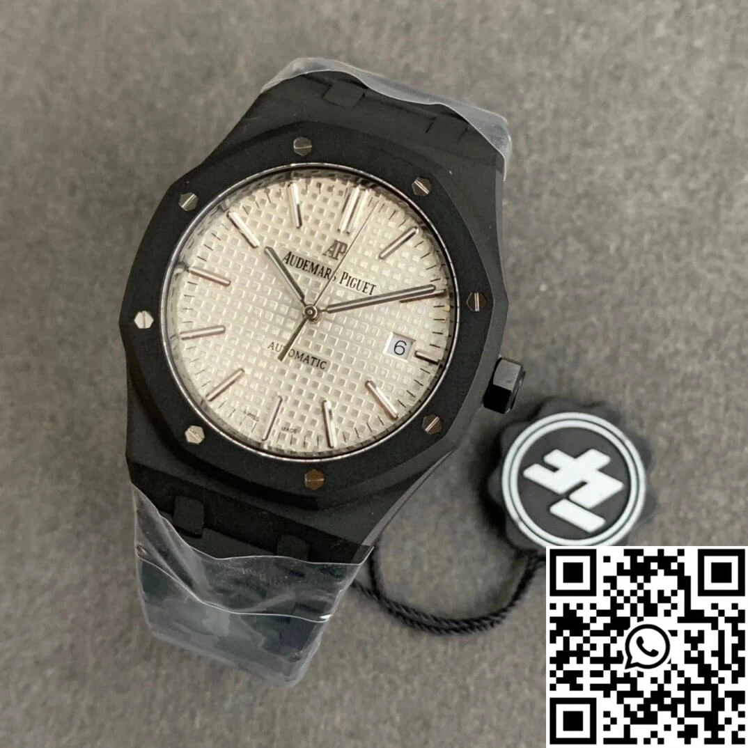 Audemars Piguet Royal Oak 15400 DLC Version ZF Factory White Dial