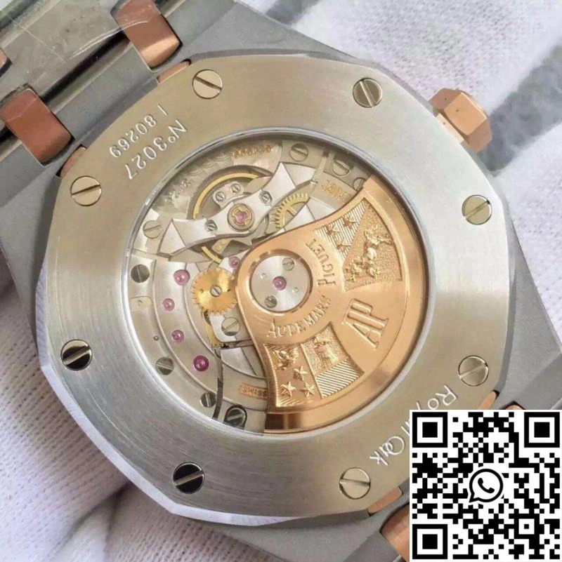 Audemars Piguet Royal Oak 15400 JF Factory Rose Gold Black Dial