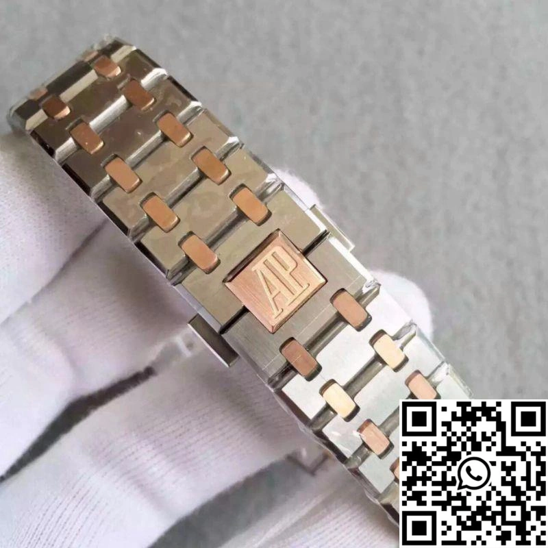 Audemars Piguet Royal Oak 15400 JF Factory Rose Gold Black Dial