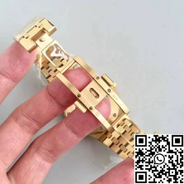 Audemars Piguet Royal Oak 15400OR JF Factory Yellow Gold Blue Dial
