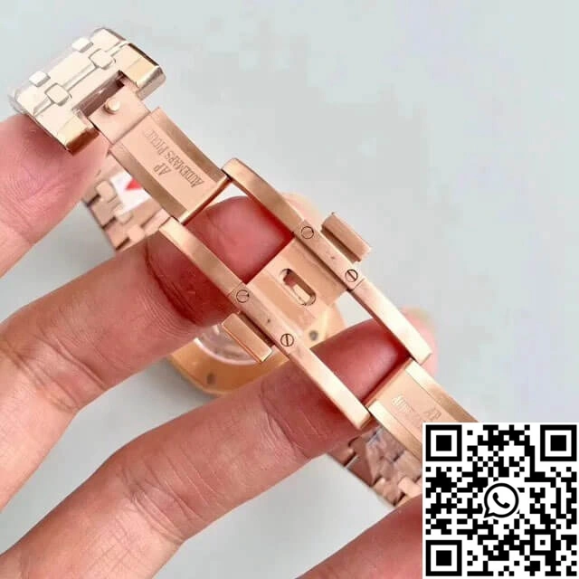 Audemars Piguet Royal Oak 15400OR.OO.1220OR.03 JF Factory Rose Gold Blue Dial