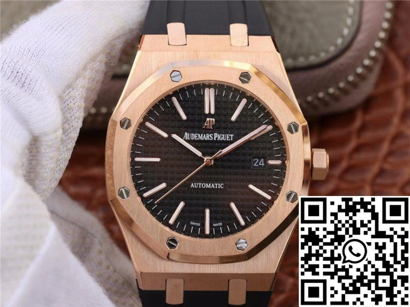 Audemars Piguet Royal Oak 15400OR.OO.D002CR.01 JF Factory Black Dial