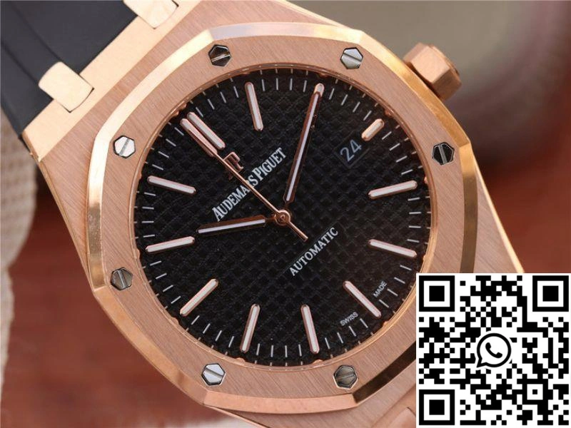 Audemars Piguet Royal Oak 15400OR.OO.D002CR.01 JF Factory Black Dial