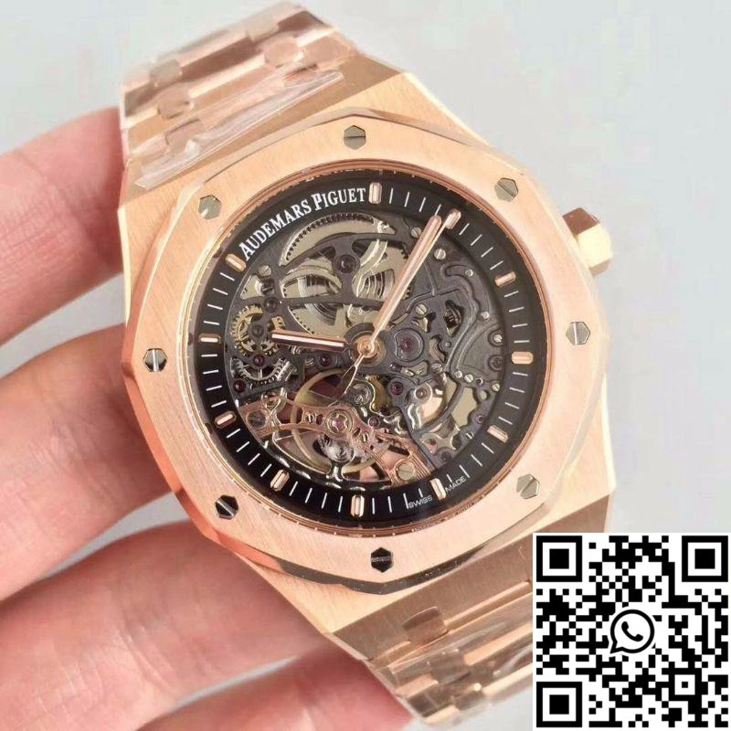 Audemars Piguet Royal Oak 15407OR.OO.1220OR.01 JF Factory Skeleton Dial