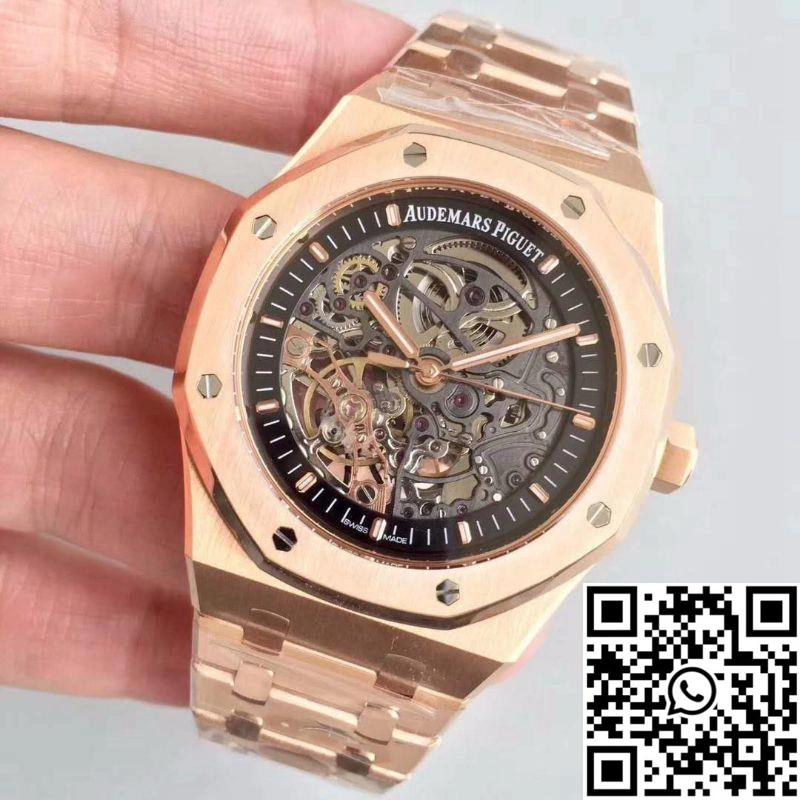 Audemars Piguet Royal Oak 15407OR.OO.1220OR.01 JF Factory Skeleton Dial