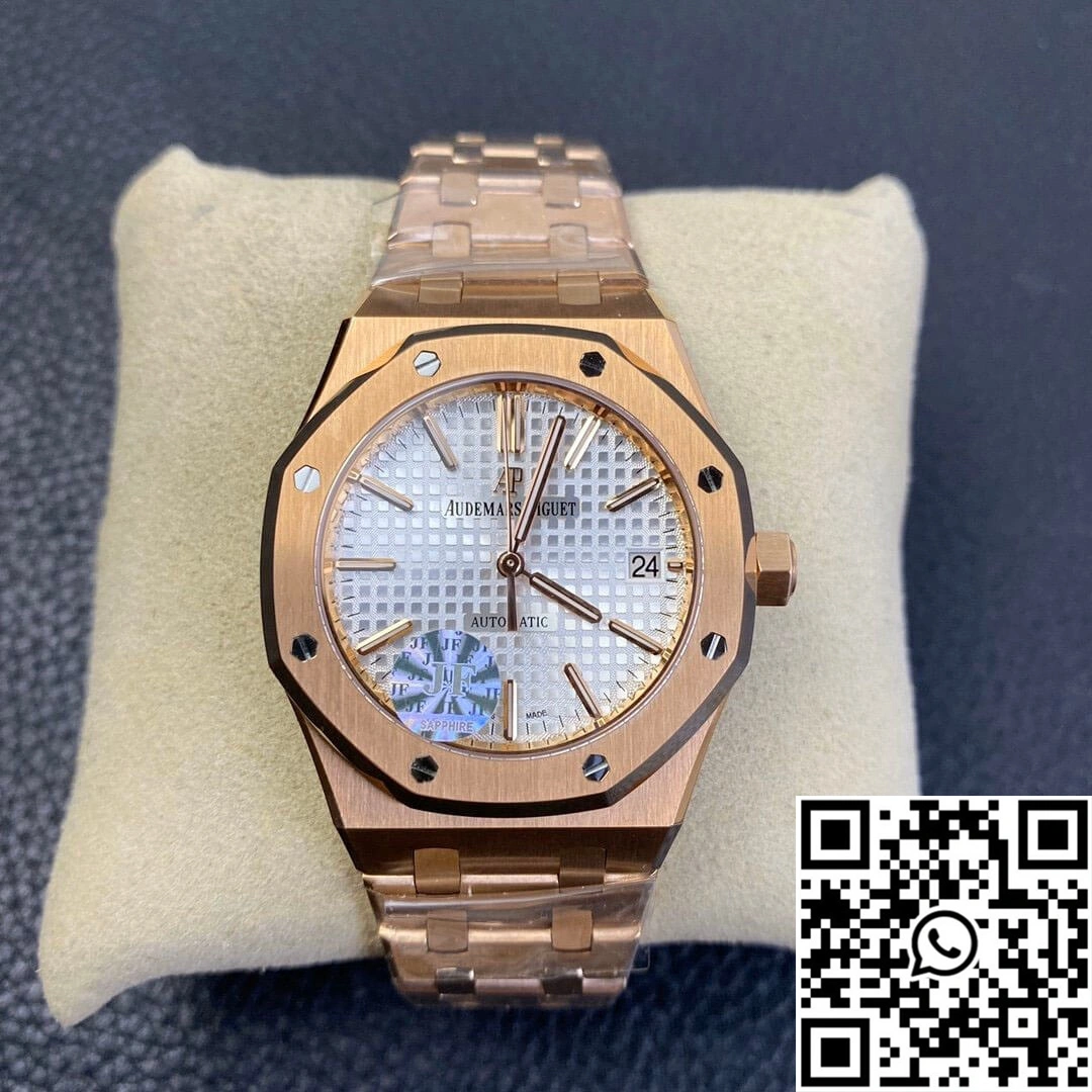 Audemars Piguet Royal Oak 15450OR.OO.1256OR.01 JF Factory Silver Dial
