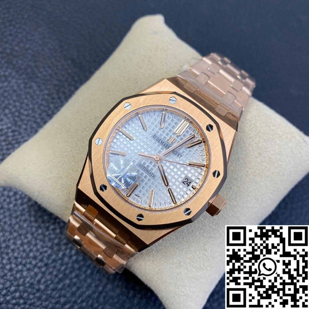 Audemars Piguet Royal Oak 15450OR.OO.1256OR.01 JF Factory Silver Dial