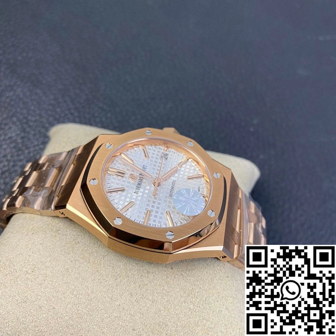 Audemars Piguet Royal Oak 15450OR.OO.1256OR.01 JF Factory Silver Dial