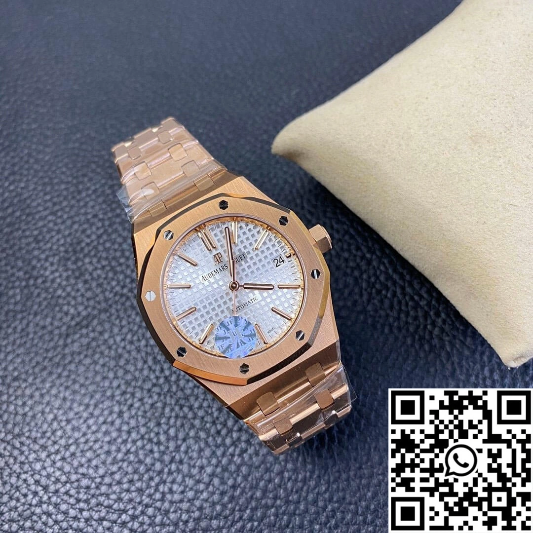 Audemars Piguet Royal Oak 15450OR.OO.1256OR.01 JF Factory Silver Dial