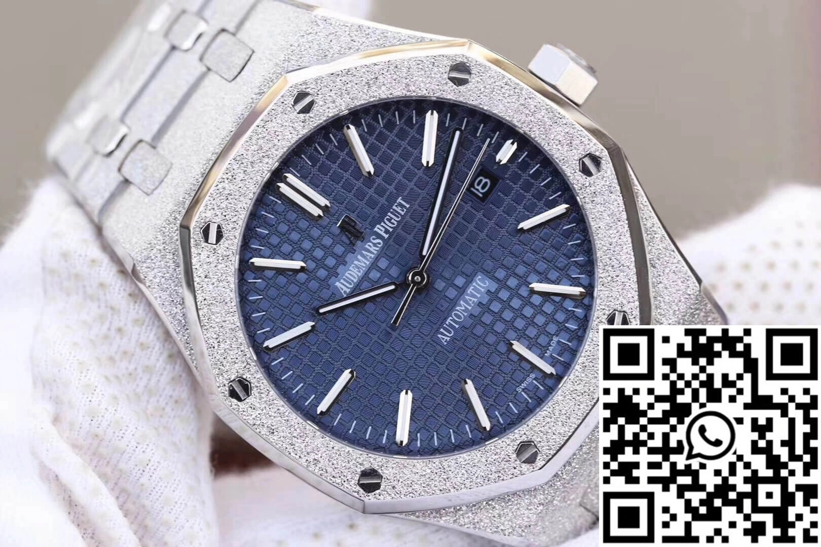 Audemars Piguet Royal Oak 15454BC.GG.1259BC.01 JH Factory Blue Dial
