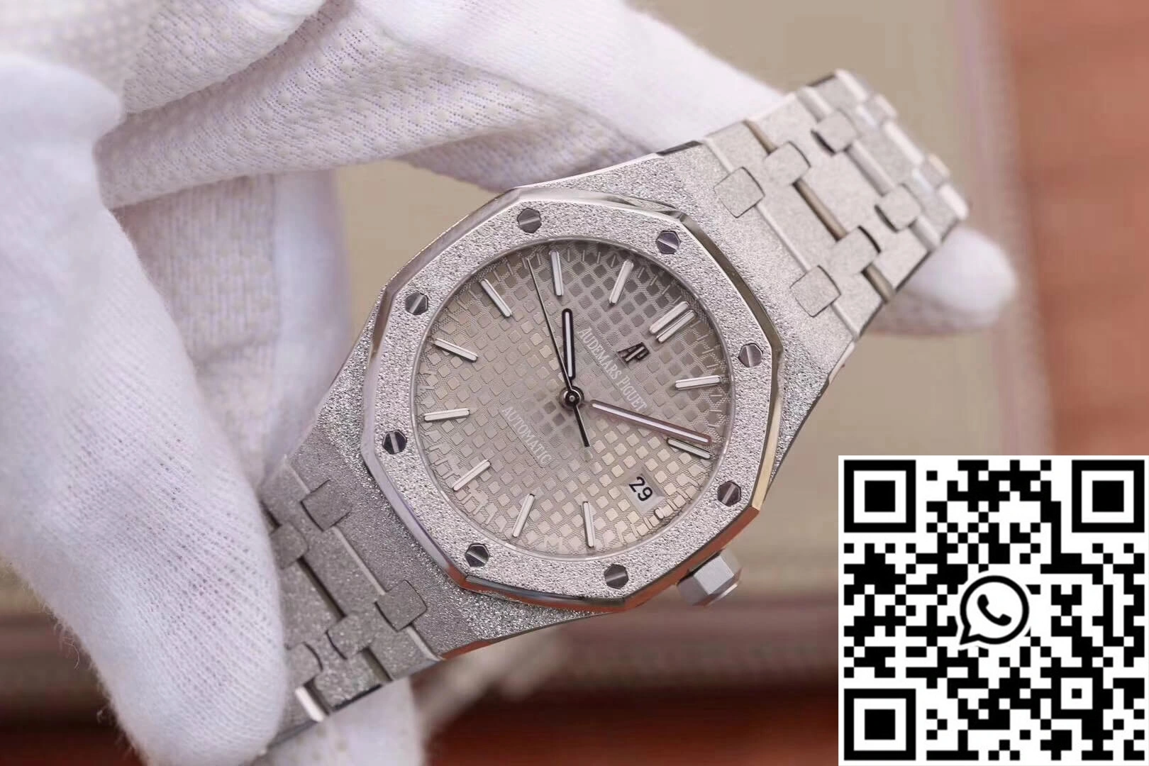 Audemars Piguet Royal Oak 15454BC.GG.1259BC.01 JH Factory Rhodium Dial
