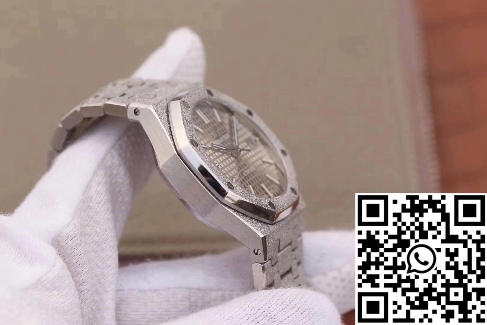 Audemars Piguet Royal Oak 15454BC.GG.1259BC.01 JH Factory Rhodium Dial
