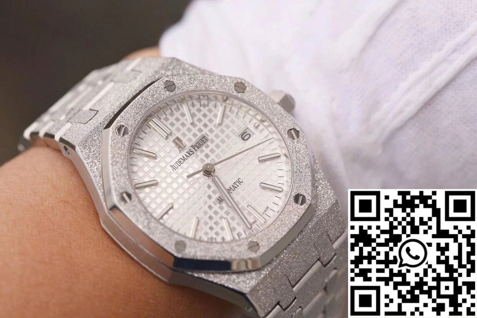 Audemars Piguet Royal Oak 15454BC.GG.1259BC.01 JH Factory Silver Dial
