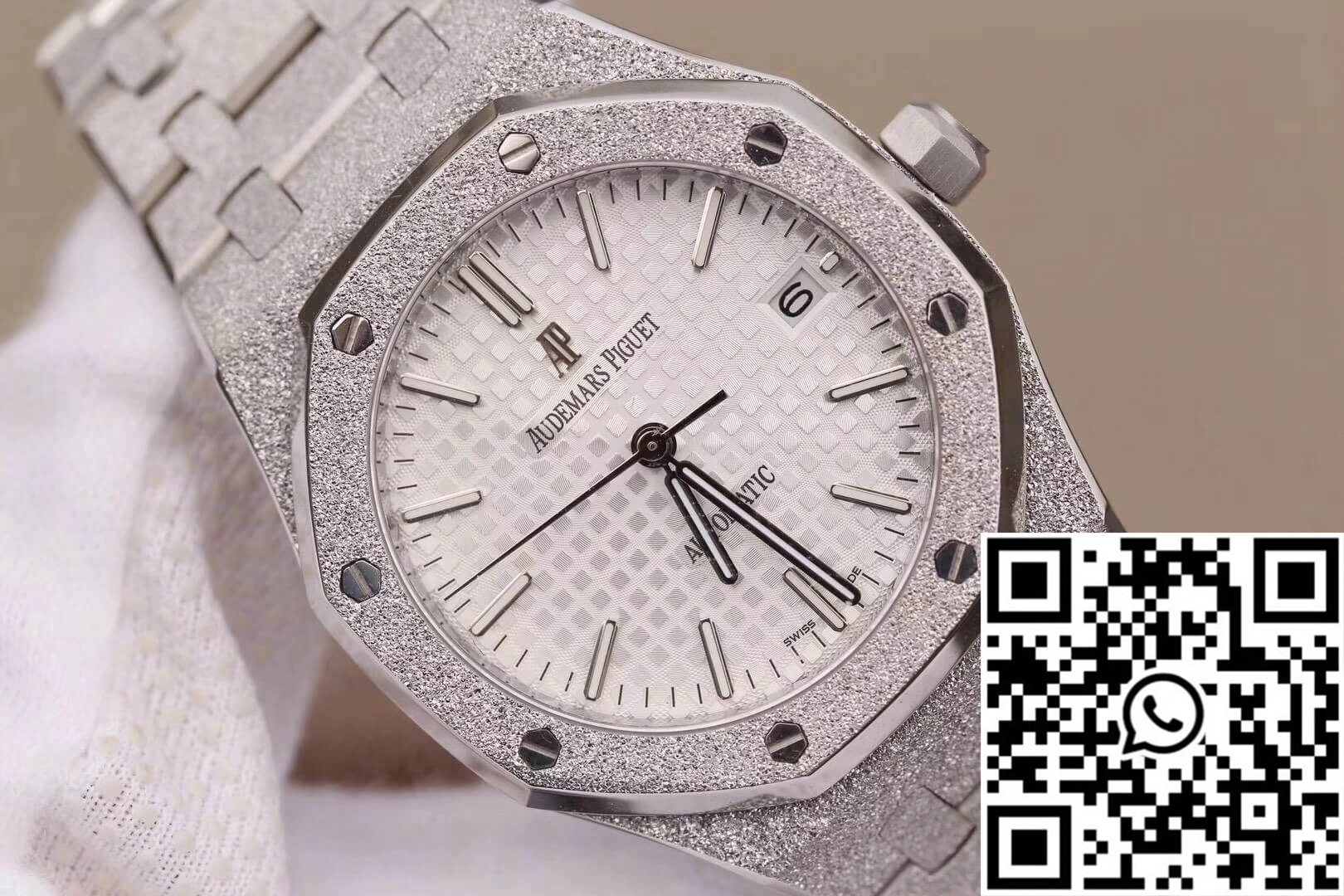 Audemars Piguet Royal Oak 15454BC.GG.1259BC.01 JH Factory Silver Dial