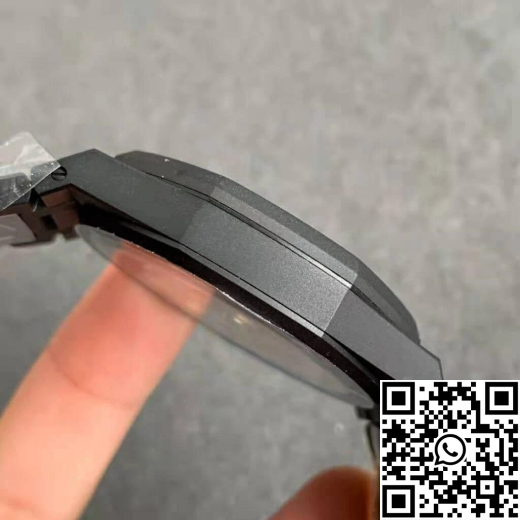 Audemars Piguet Royal Oak 15500 DLC Version ZF Factory Frosted Black Dial
