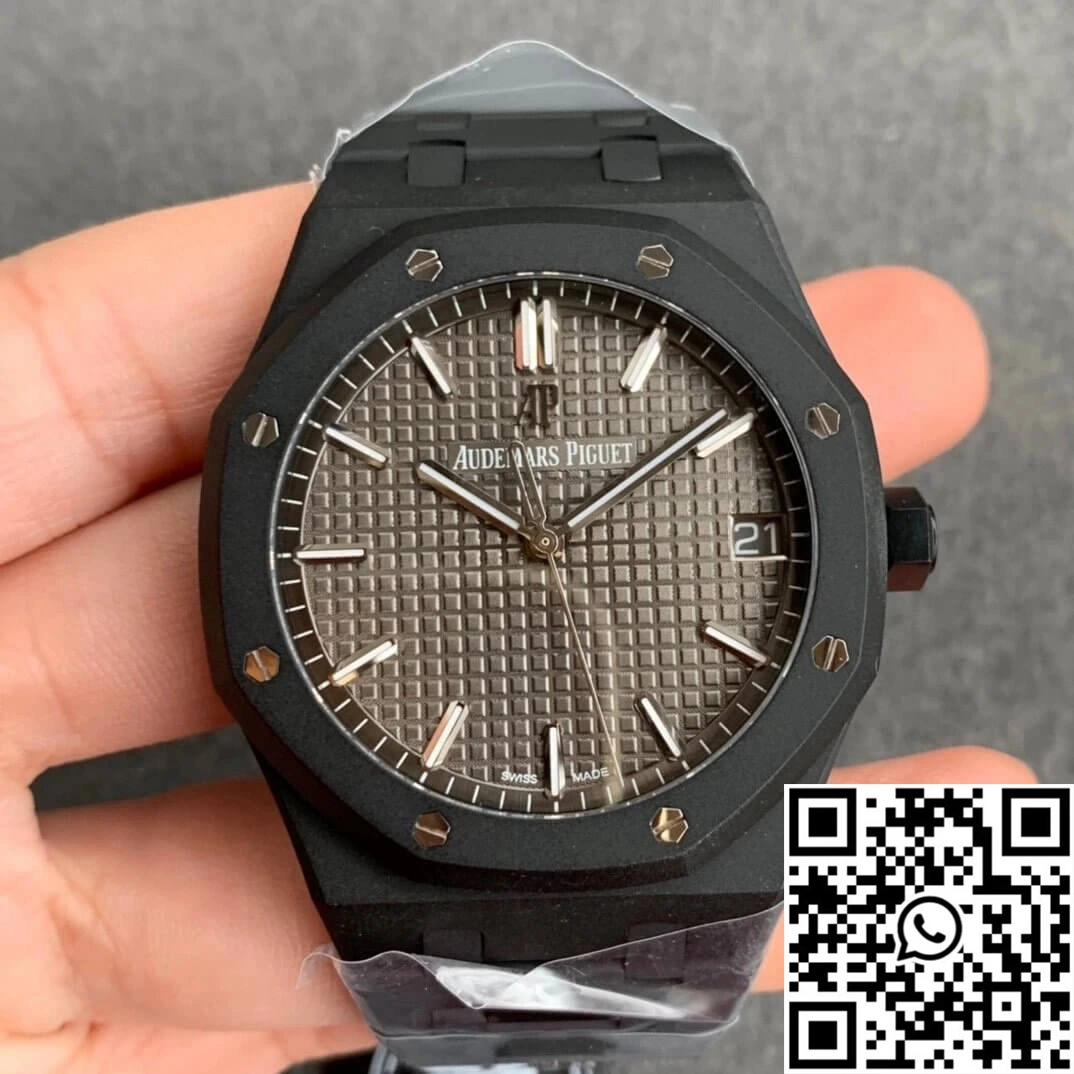 Audemars Piguet Royal Oak 15500 DLC Version ZF Factory Frosted Grey Dial