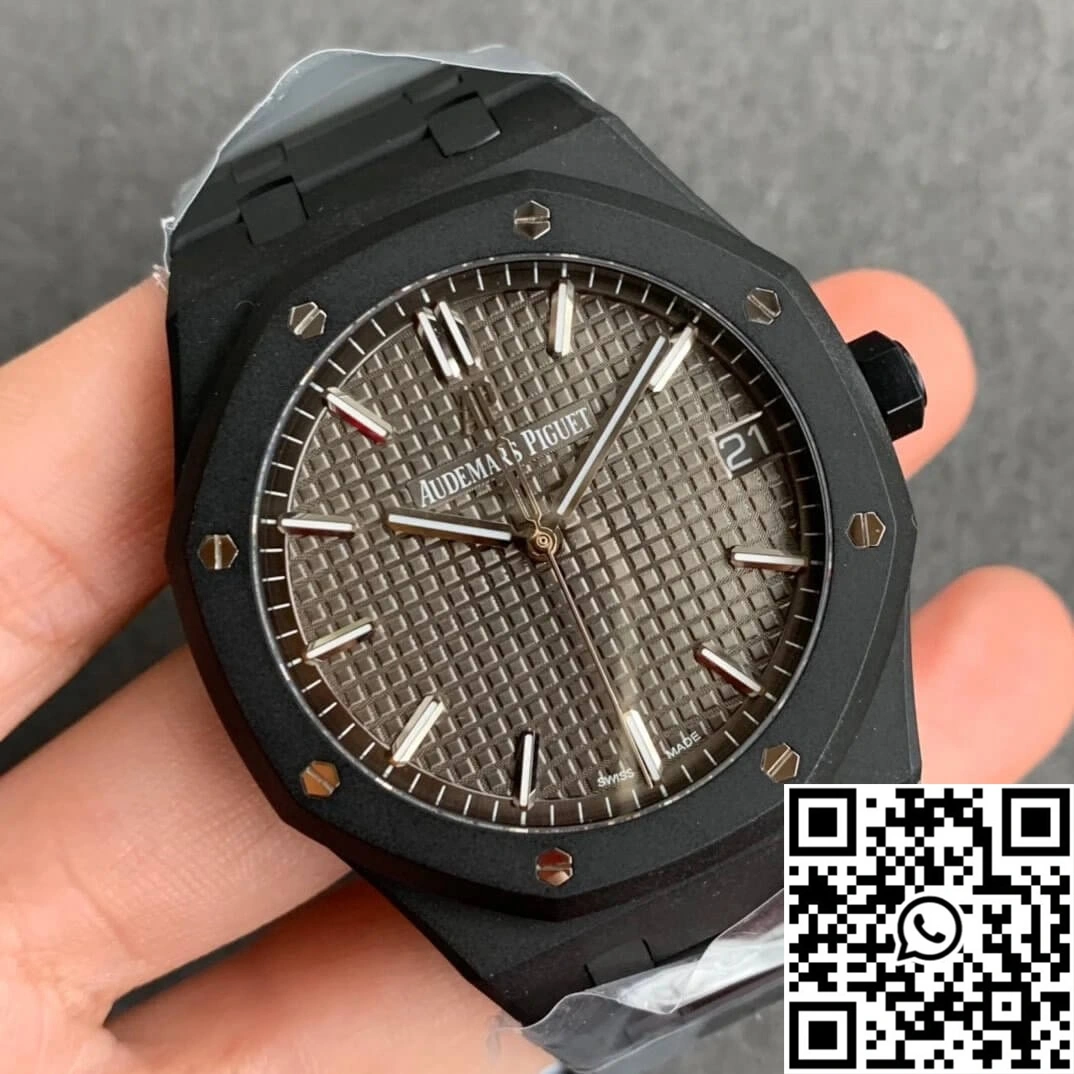 Audemars Piguet Royal Oak 15500 DLC Version ZF Factory Frosted Grey Dial