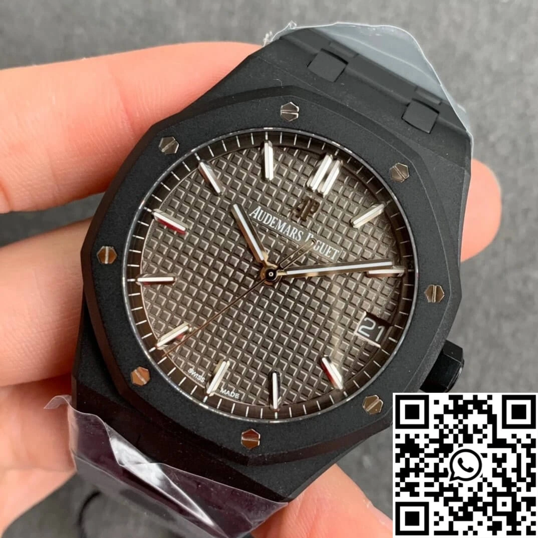 Audemars Piguet Royal Oak 15500 DLC Version ZF Factory Frosted Grey Dial