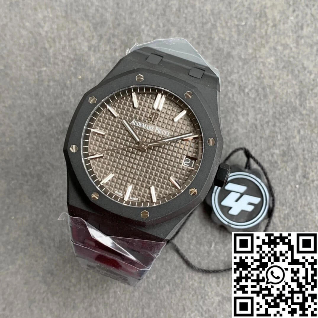 Audemars Piguet Royal Oak 15500 DLC Version ZF Factory Frosted Grey Dial