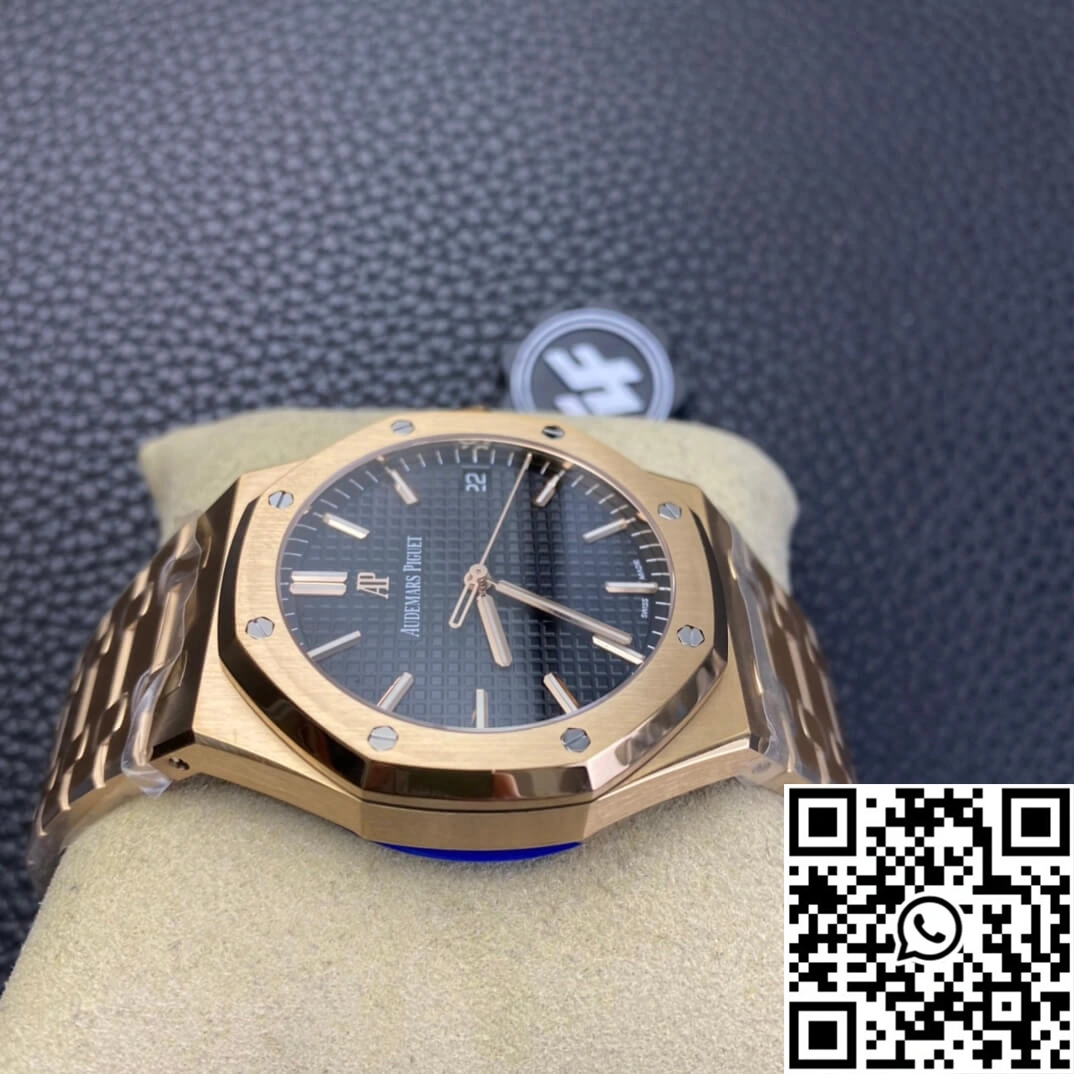 Audemars Piguet Royal Oak 15500OR.OO.1220OR.01 ZF Factory Rose Gold Version Black Dial