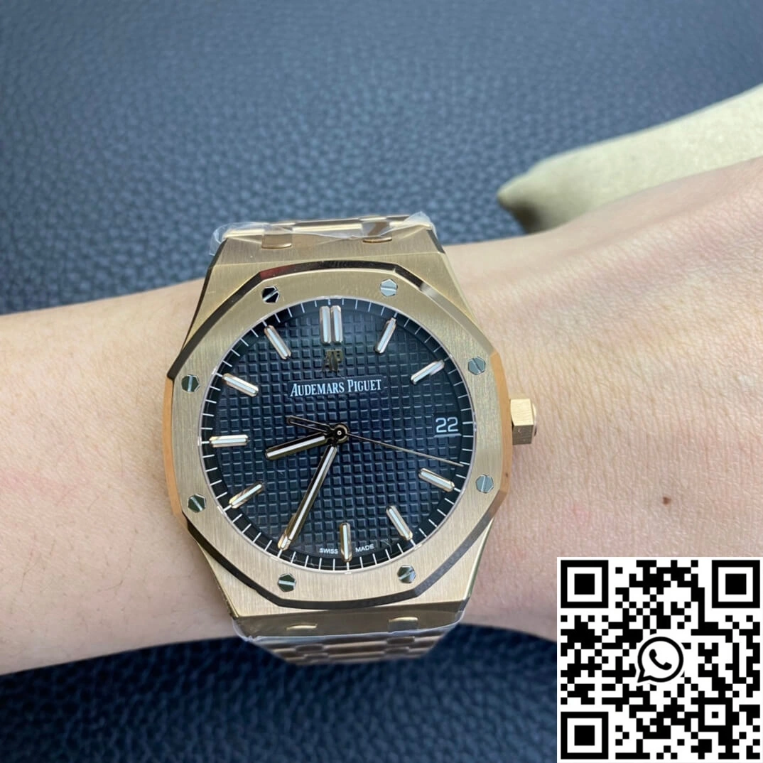 Audemars Piguet Royal Oak 15500OR.OO.1220OR.01 ZF Factory Rose Gold Version Black Dial