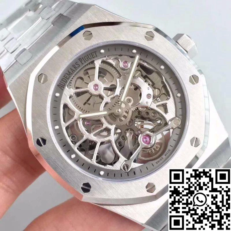 Audemars Piguet Royal Oak 26518ST.OO.1220ST.01 Tourbillon Skeleton Dial