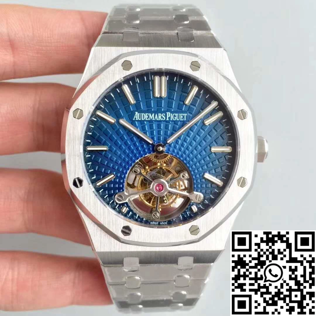 Audemars Piguet Royal Oak 26522 Tourbillon Extra Thin Blue Dial R8 Factory