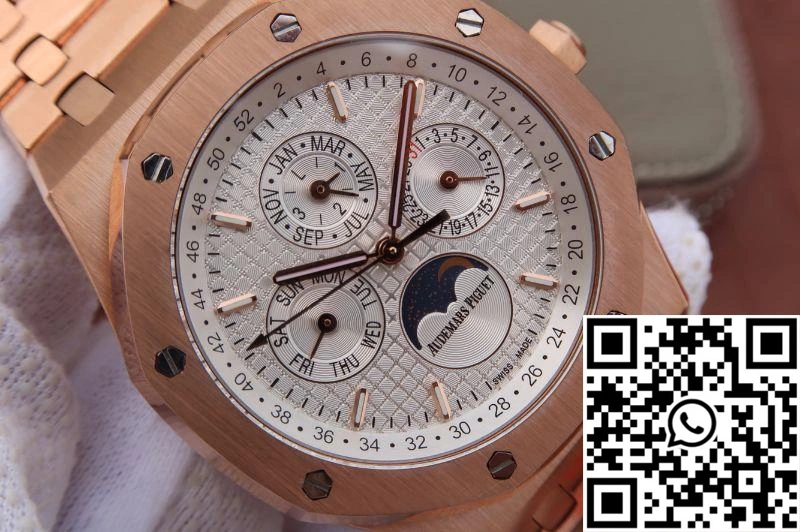 Audemars Piguet Royal Oak 41MM 26574OR.OO.1220OR.01 JF Factory White Dial