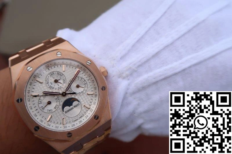 Audemars Piguet Royal Oak 41MM 26574OR.OO.1220OR.01 JF Factory White Dial