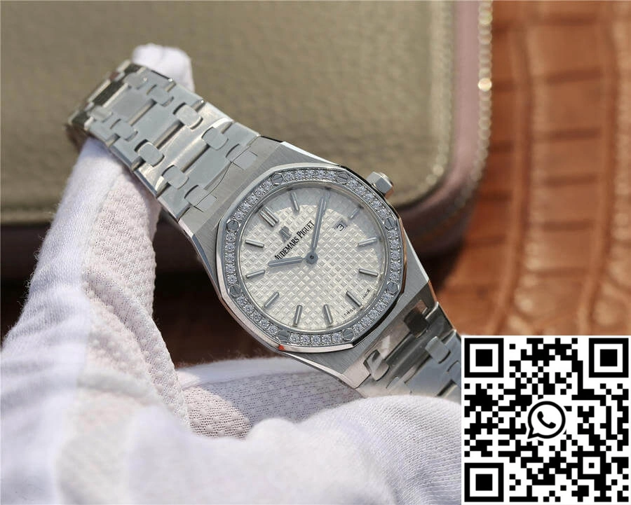 Audemars Piguet Royal Oak 67650 JF Factory Diamond White Dial