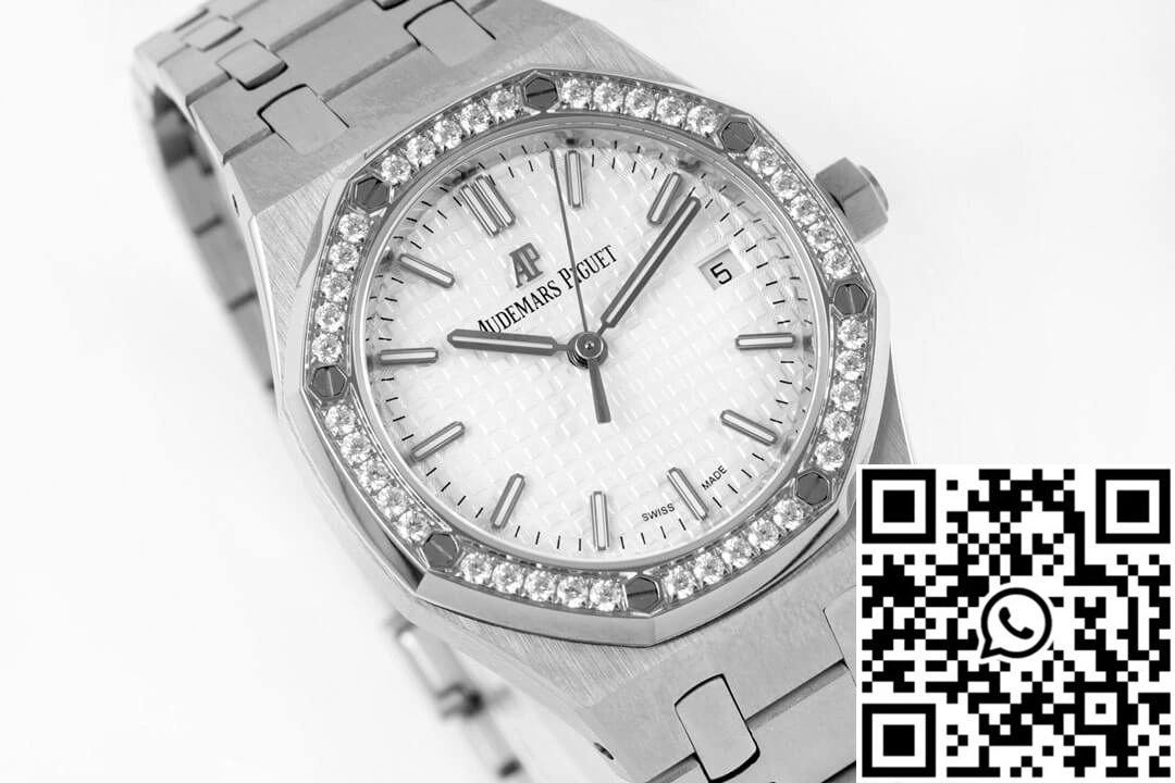 Audemars Piguet Royal Oak 77350ST 8F Factory Diamond-set Bezel