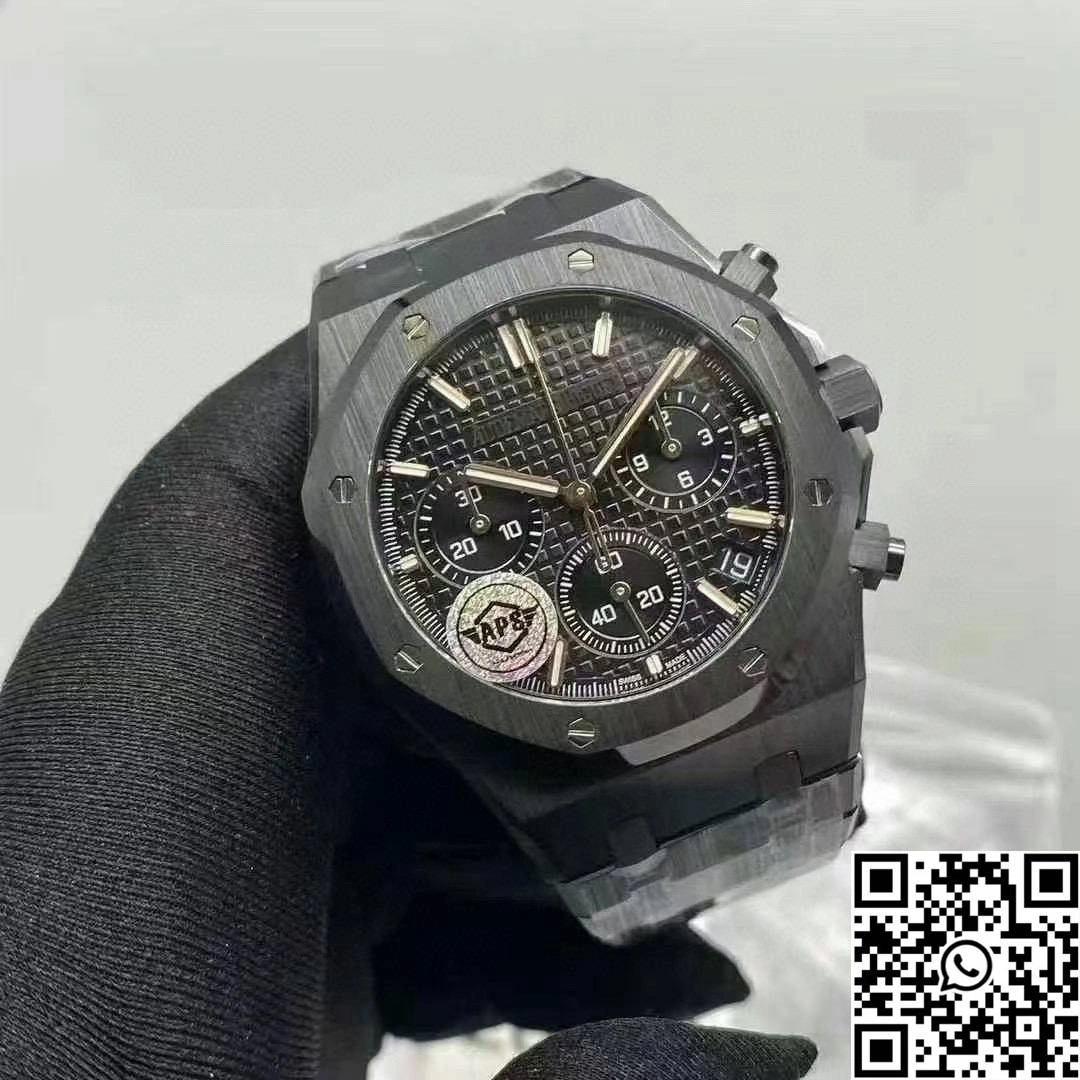 Audemars Piguet Royal Oak Chronograph 26240 APS Factory Ceramic Case Black Dial