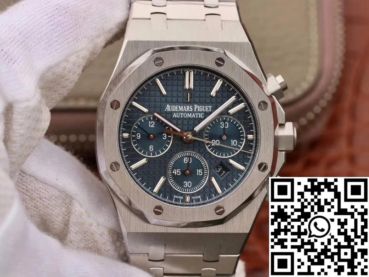 Audemars Piguet Royal Oak Chronograph 26320ST.OO.1220ST.03 OM Factory Black Dial
