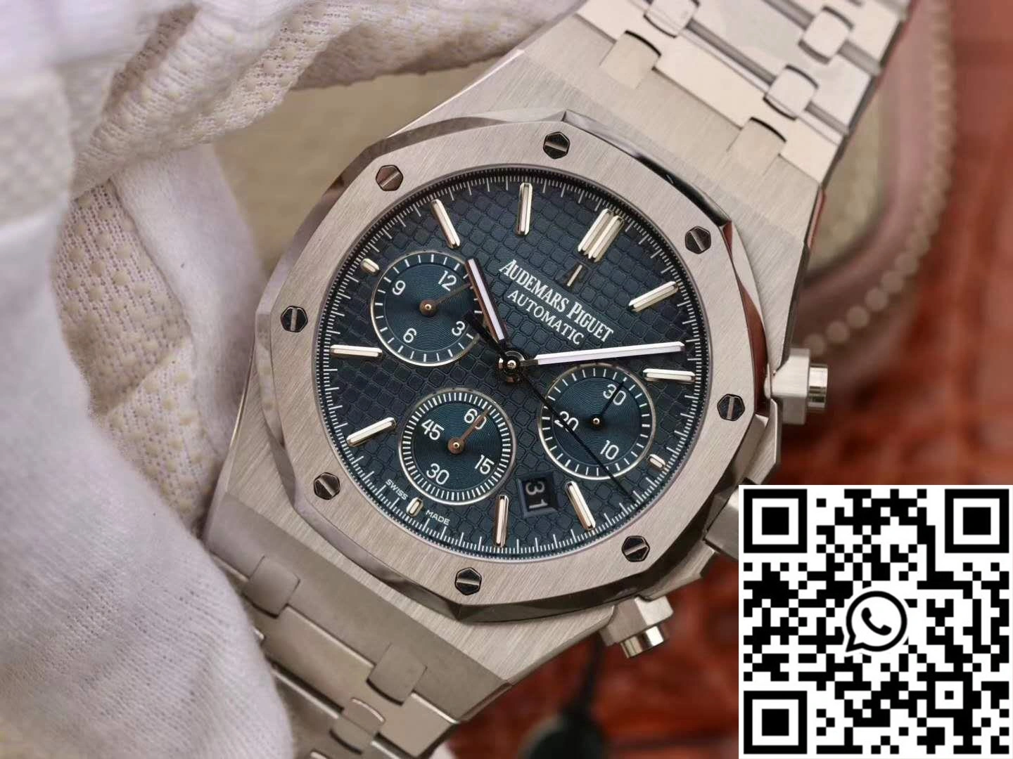 Audemars Piguet Royal Oak Chronograph 26320ST.OO.1220ST.03 OM Factory Black Dial