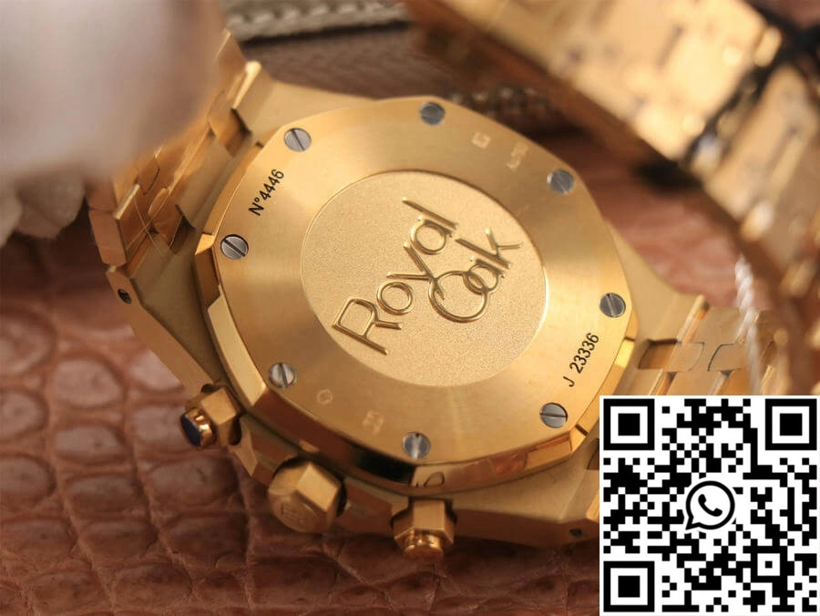 Audemars Piguet Royal Oak Chronograph 26331 OM Factory V2 Yellow Gold Black Dial
