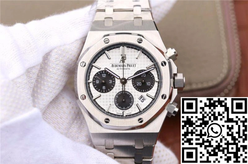 Audemars Piguet Royal Oak Chronograph 26331ST.OO.1220ST.03 OM Factory White Dial